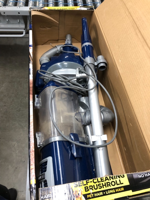 Photo 2 of *USED*
*MISSING manual and possibly other accessory pieces* 
Shark NV360 Navigator Lift-Away Deluxe Upright Vacuum with Large Dust Cup Capacity, HEPA Filter, Swivel Steering, Upholstery Tool & Crevice Tool, Blue
