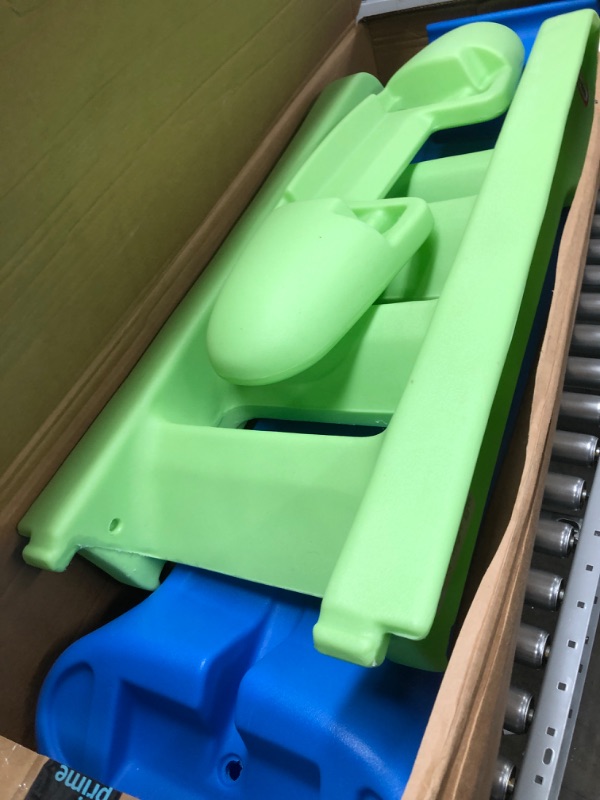 Photo 1 of *USED*
*MISSING beige piece, refer to stock picture* 
Little Tikes Easy Store Large Slide , Blue/Green, 38 x 38 x 66 inches

