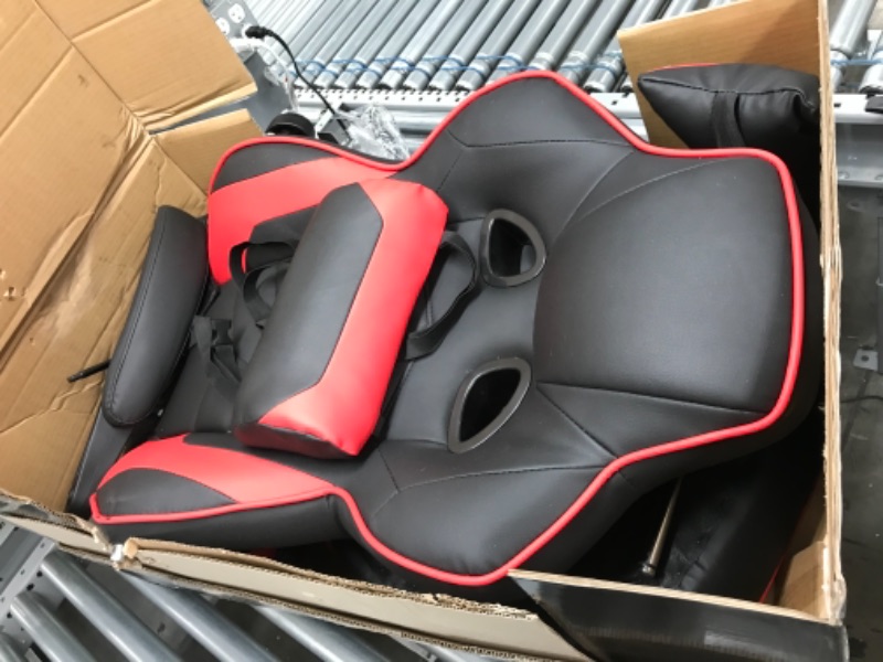 Photo 2 of RESPAWN RSP-110 Racing Style Gaming, Reclining Ergonomic Chair with Footrest, Red
