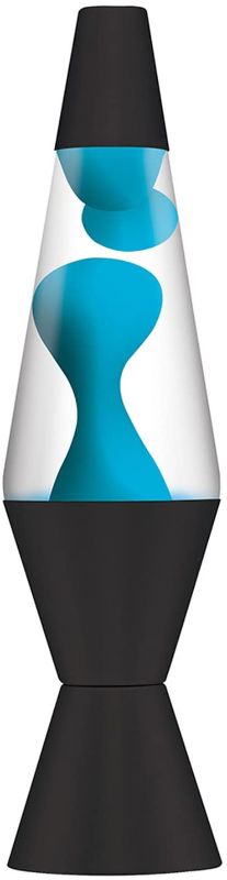 Photo 1 of Schylling 2313 Lava The Original Black Base Lamp with Neon Blue Wax in Clear Liquid, 3.9" x 3.9" x 14.5"
**unable to test**
