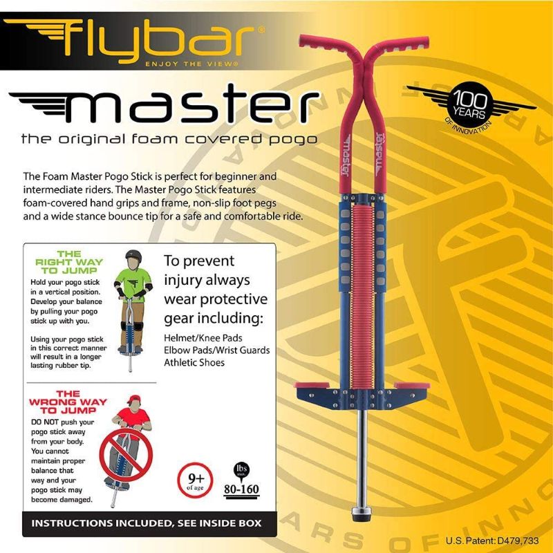 Photo 1 of Flybar inc 4060 Foam Master Pogo Stick For Kids Age 9 And Up, 80 To 160 Lbs