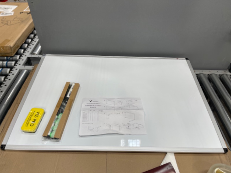 Photo 2 of VIZ-PRO Dry Erase Board/Whiteboard, 36 X 24 Inches