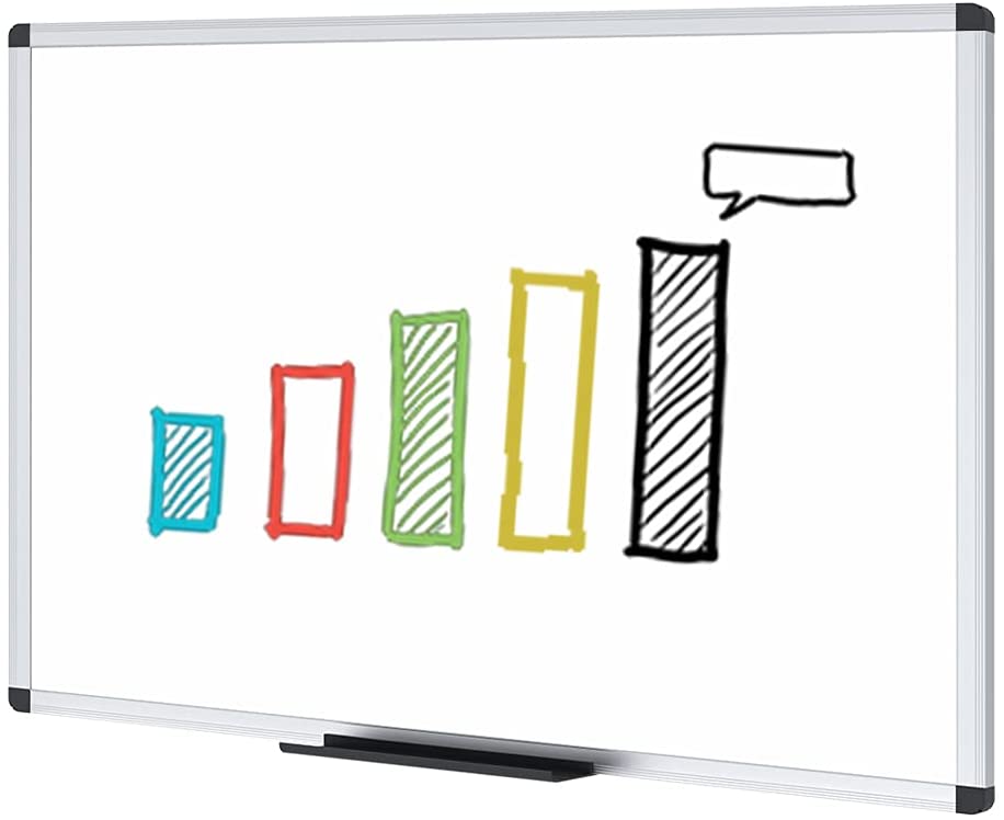 Photo 1 of VIZ-PRO Dry Erase Board/Whiteboard, 36 X 24 Inches