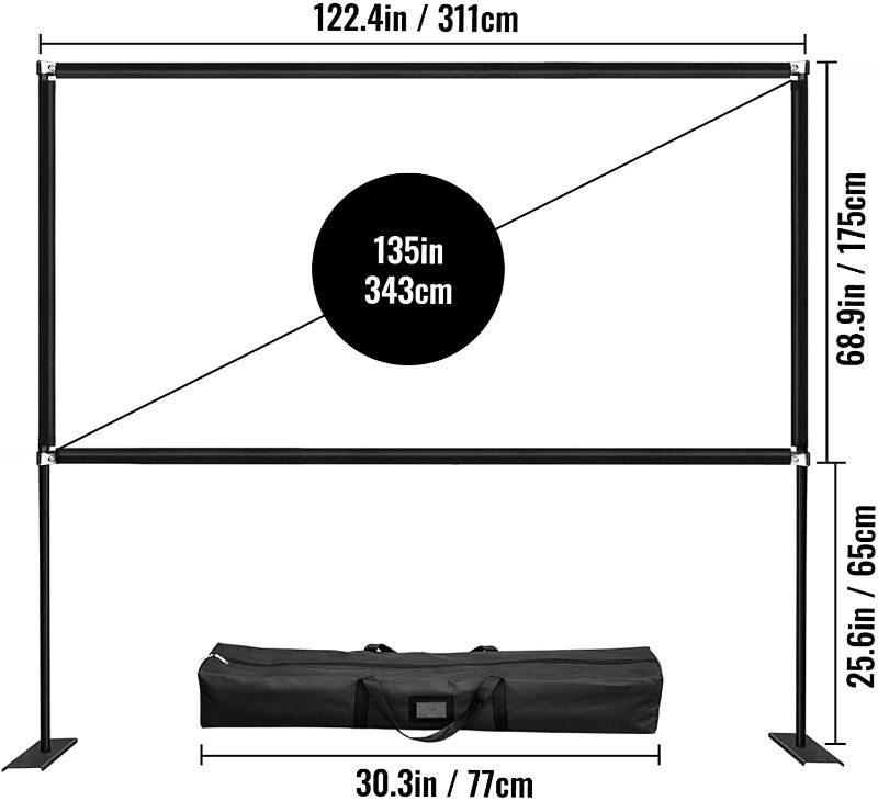 Photo 1 of *** PARTS ONLY*** VEVOR Movie Screen Stand 