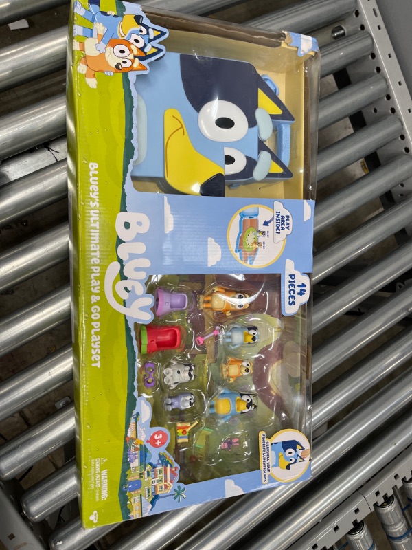 Photo 1 of Bluey Vehicle 2 Pack - 2.5-3" Bluey & Bingo Articulated Figures - Scooter Time with 2 My Outlet Mall Stickers

