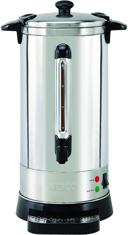 Photo 1 of **PREVIOUSLY USED** 
 NESCO CU-50, Professional Coffee Urn, 50 Cups, Stainless Steel
