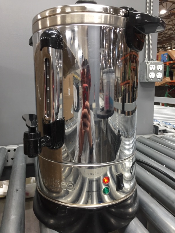 Photo 2 of **PREVIOUSLY USED** 
 NESCO CU-50, Professional Coffee Urn, 50 Cups, Stainless Steel
