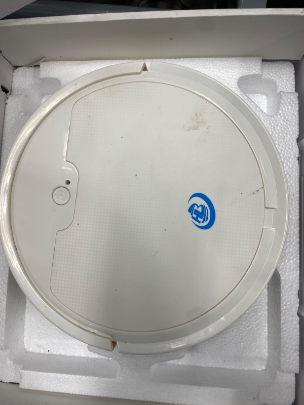 Photo 1 of **UNABLE TO TEST FUNCTIONABILITY, VERY DIRTY, LAST OWNER DID NOT FULLY CLEAN OUT**
Robot Vacuum Cleaner and Mop 3 in 1 Bluetooth Connection 1800Pa Powerful Vacuum Intelligent Navigation Ultra-Thin Self-Charging Suitable for Hardwood Floors Pet Hair and Ca