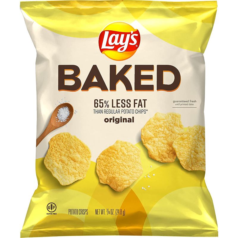 Photo 1 of Baked Lay's Original Potato Crisps, 0.875 oz Bags, 40 Count