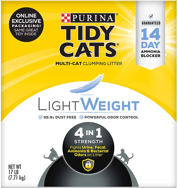 Photo 1 of **NEW**
Purina Tidy Cats Lightweight 4-in-1 Strength Clumping Cat Litter 17LBS


