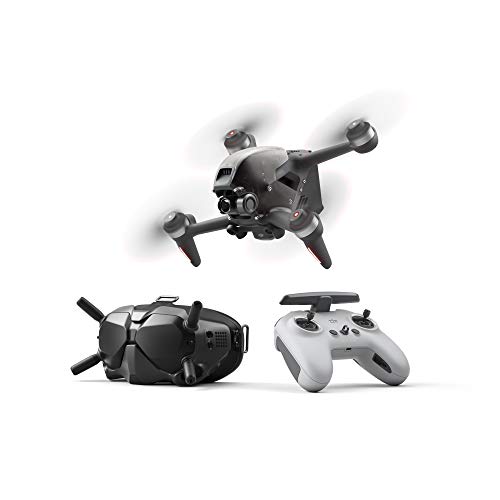 Photo 1 of **PREVIOUSLY USED, DO NOT KNOW IF PARTS ARE MISSING, UNABLE TO TEST FUNCTIONALITY** 
DJI FPV Combo - First-Person View Drone UAV Quadcopter with 4K Camera, S Flight Mode, Super-Wide 150° FOV, HD Low-Latency Transmission, Emergency Brake and Hover, Gray
