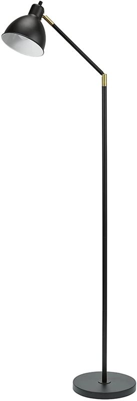 Photo 1 of 54.5" Lennon Floor Lamp Brass/Black - Cresswell Lighting
