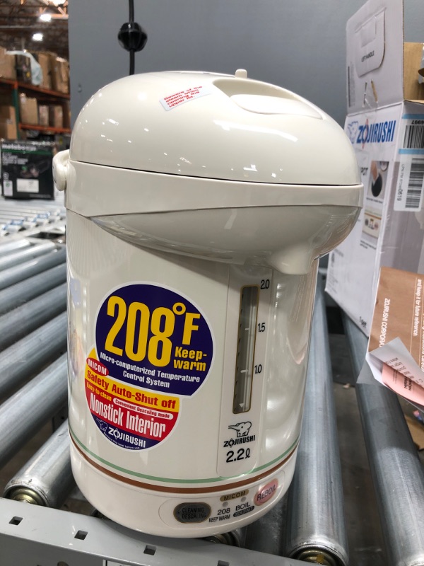 Photo 3 of * TESTED AND FUNCTIONS* Zojirushi CW-PZC22FC Micom Super Boiler 2.2L, Floral, 2.2 L
