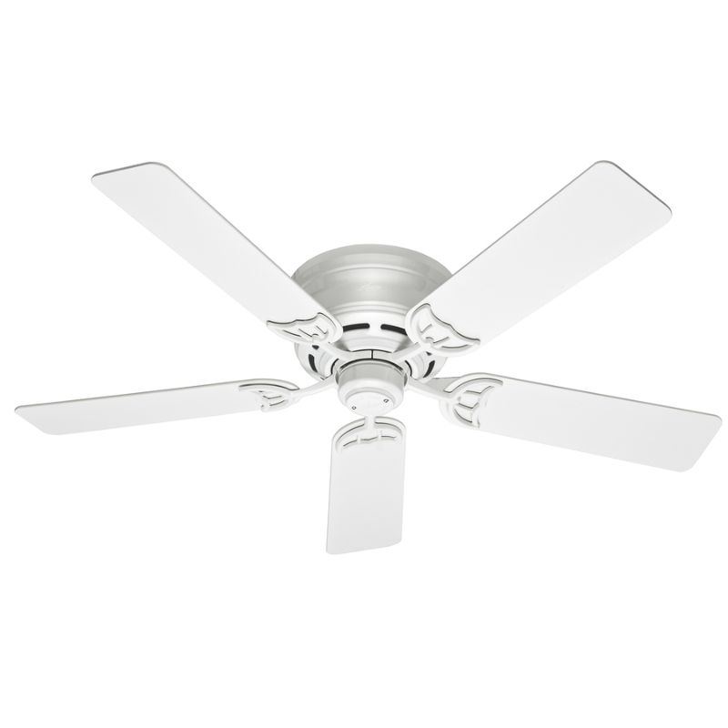 Photo 1 of *READ BELOW** Hunter? Low Profile III 52" 3-Speed Ceiling Fan, White - PARTS ONLY 
