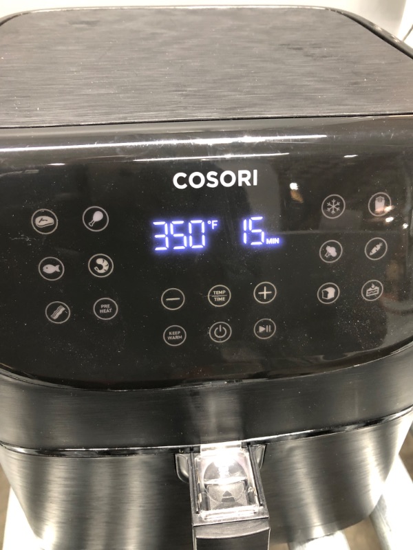 Photo 4 of *USED*
COSORI Air Fryer Oven Combo 5.8QT Max Xl Large Cooker (Cookbook with 100 Recipes), One-Touch Screen with 11 Precise Presets and Shake Reminder, Nonstick and Dishwasher-Safe Square Design Basket, Black
