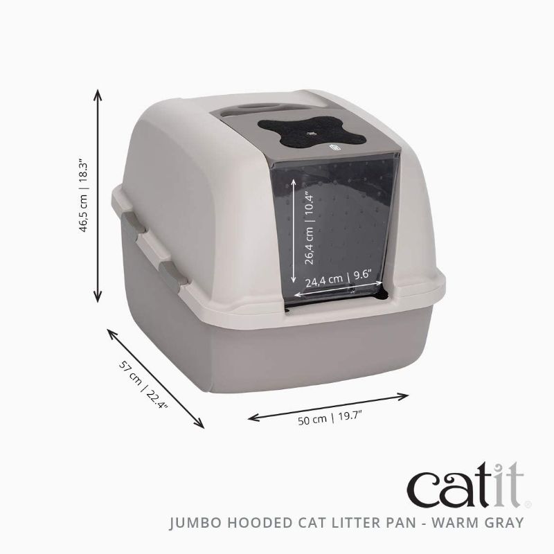 Photo 1 of *USED*
Catit Jumbo Hooded Cat Litter Pan
