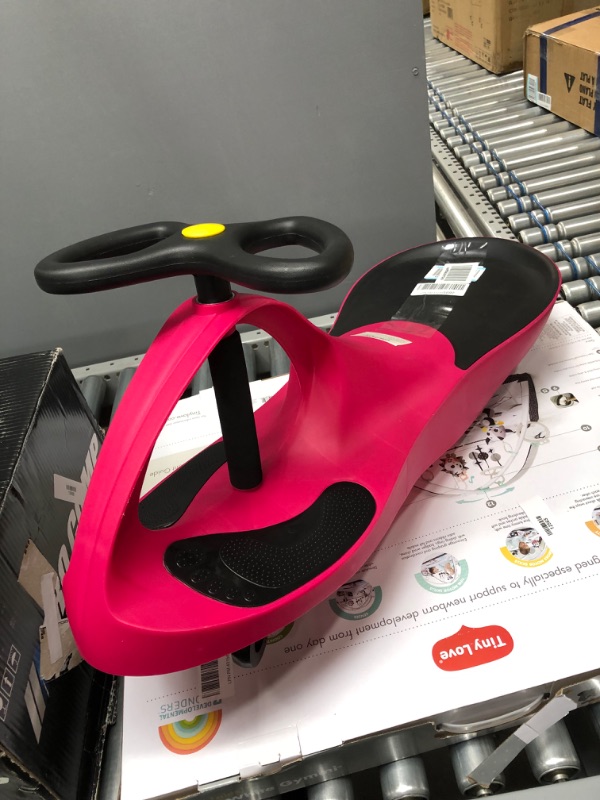 Photo 2 of *USED*
*MISSING back wheels*
Wiggle Car Ride On Toy – No Batteries, Gears or Pedals – Twist, Swivel, Go – Outdoor Ride Ons for Kids 3 Years and Up by Lil’ Rider (Hot Pink)
