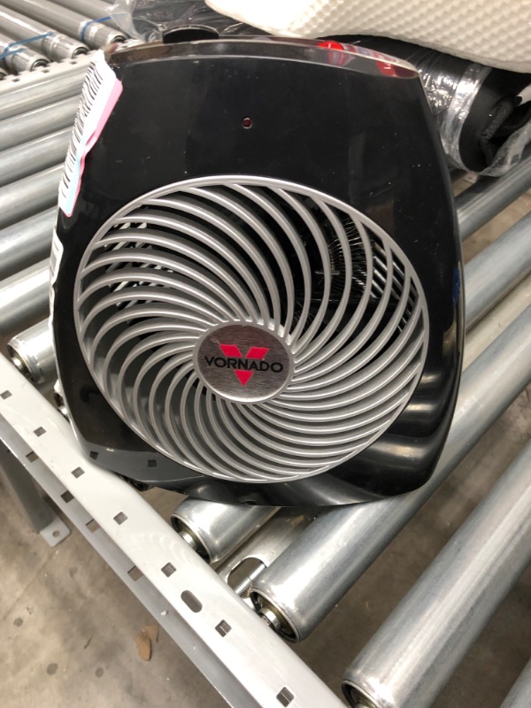 Photo 2 of *USED*
Vornado MVH Vortex Heater with 3 Heat Settings, Adjustable Thermostat, Tip-Over Protection, Auto Safety Shut-Off System, Whole Room, Black
