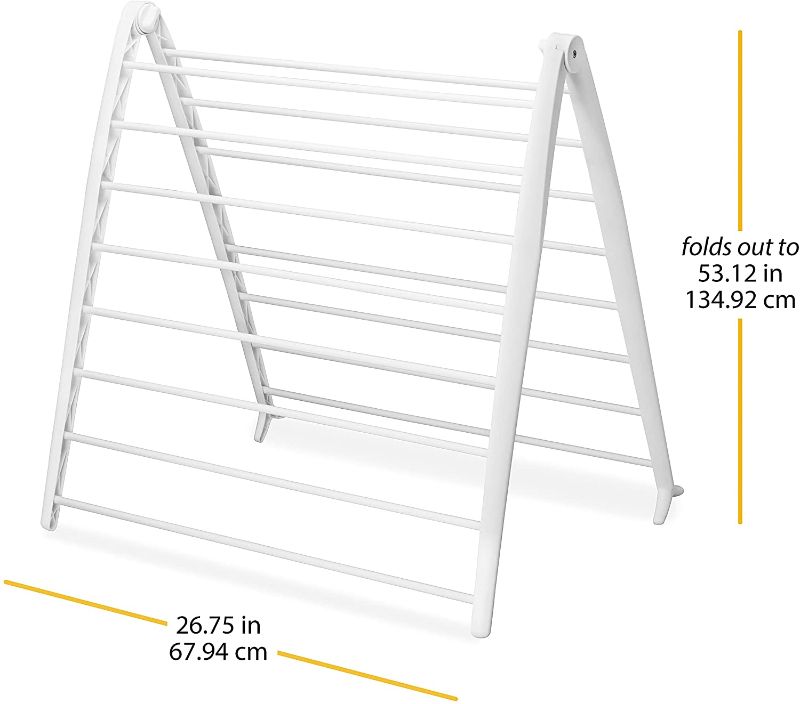 Photo 1 of Whitmor Spacemaker Drying Rack - White