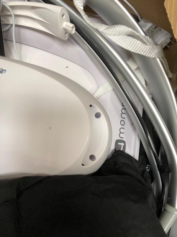 Photo 3 of 4moms® mamaRoo 4 Multi-Motion™ Baby Swing, Bluetooth Baby Rocker with 5 Unique Motions, Cool Mesh Fabric, Grey
