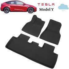 Photo 1 of  Tesla Model Y 5-Seat Floor Mats, Premium XPE All Weather Floor Mats Special Waterproof Lightweight and Odorless