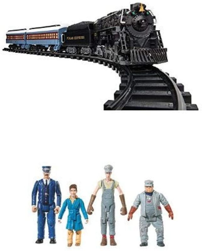 Photo 1 of **FIGURINES NOT INCLUDED**
Lionel Polar Express Ready to Play Train Set with Lionel The Polar Express Original People Pack
