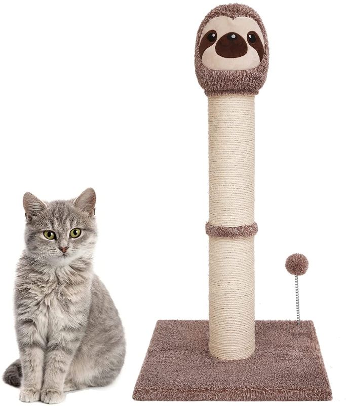 Photo 1 of *NOT EXACT AS STOCK PHOTO**
Poils bebe Cat Scratching Post, 30.3’’ Tall Alpaca Scratcher Cat Furniture with Spring Ball for Indoor Cats and Kittens Handmade Cat Tower Wrapped by Natural Sisal Ropes
