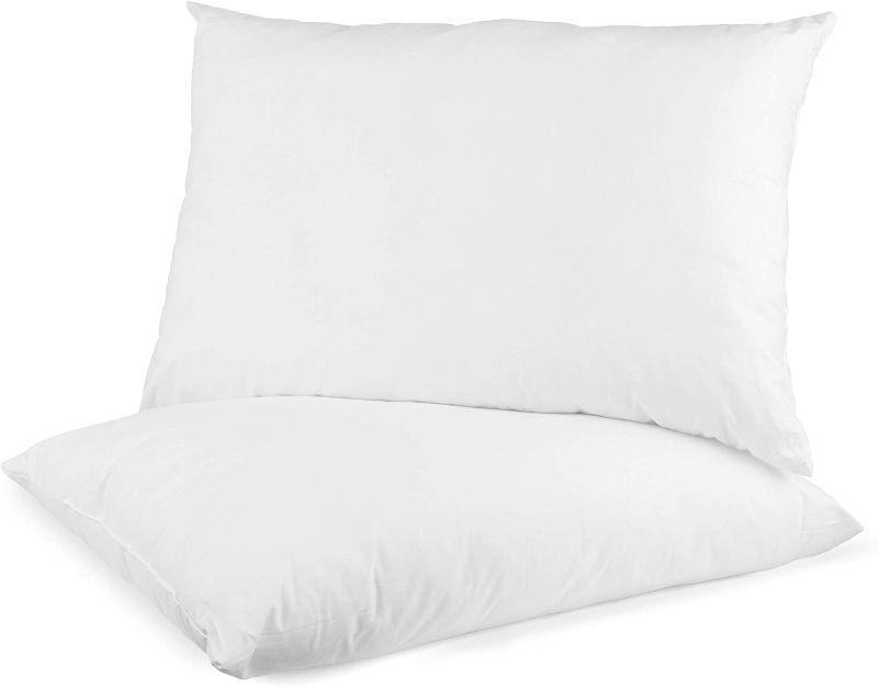 Photo 1 of **one pillow missing**
Digital Decor Set of 2 Premium Gold Hotel Pillows for Sleeping- Made in USA - Hypoallergenic Standard Size Pillows with Down Alternative Fiber Fill for Side & Back Sleepers - Plus 2 Free Pillowcases
