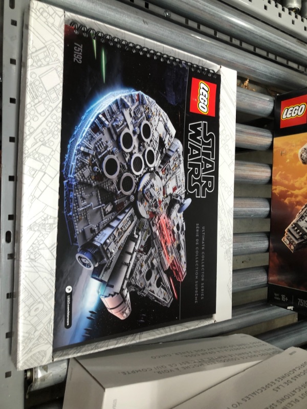 Photo 3 of **ALL BAGS 1 THROUGH 17 INCLUDED, BOOK FOR ASSEMBLEY, AND STICKER TOO**
LEGO Star Wars Ultimate Millennium Falcon 75192 Expert Building Kit and Starship Model, Best Gift and Movie Collectible for Adults (7541 Pieces)
