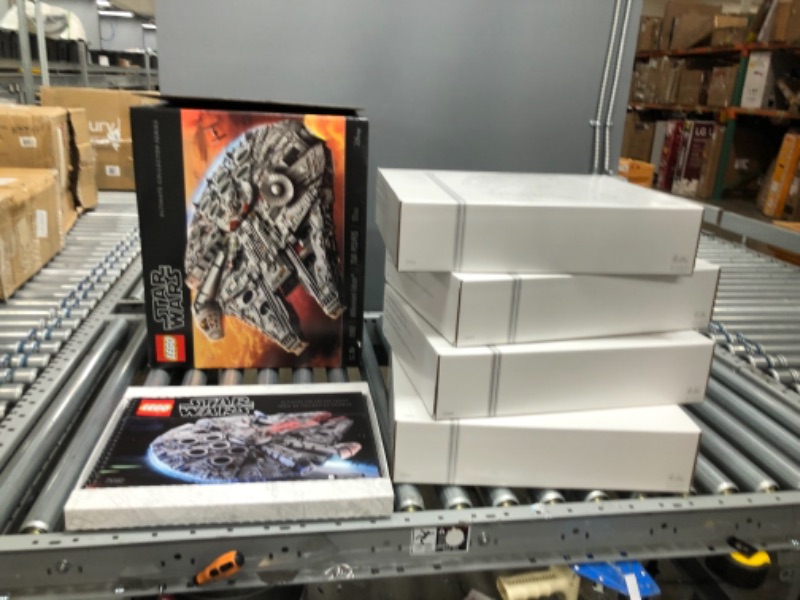 Photo 6 of **ALL BAGS 1 THROUGH 17 INCLUDED, BOOK FOR ASSEMBLEY, AND STICKER TOO**
LEGO Star Wars Ultimate Millennium Falcon 75192 Expert Building Kit and Starship Model, Best Gift and Movie Collectible for Adults (7541 Pieces)
