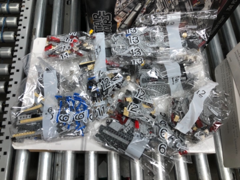 Photo 2 of **ALL BAGS 1 THROUGH 17 INCLUDED, BOOK FOR ASSEMBLEY, AND STICKER TOO**
LEGO Star Wars Ultimate Millennium Falcon 75192 Expert Building Kit and Starship Model, Best Gift and Movie Collectible for Adults (7541 Pieces)
