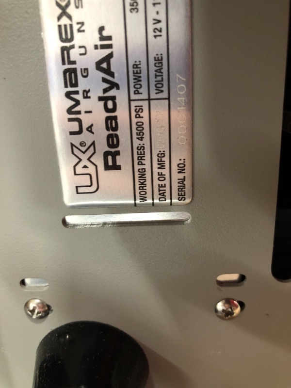 Photo 3 of **MISSING POWER CORD**SERIAL NUMBER:0001407**
Umarex ReadyAIR HPA Portable Air Compressor 
