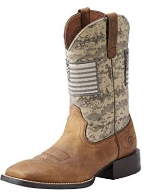 Photo 1 of Ariat Sport Patriot Western Boot – Men’s Leather, Square Toe Western Boots (13)