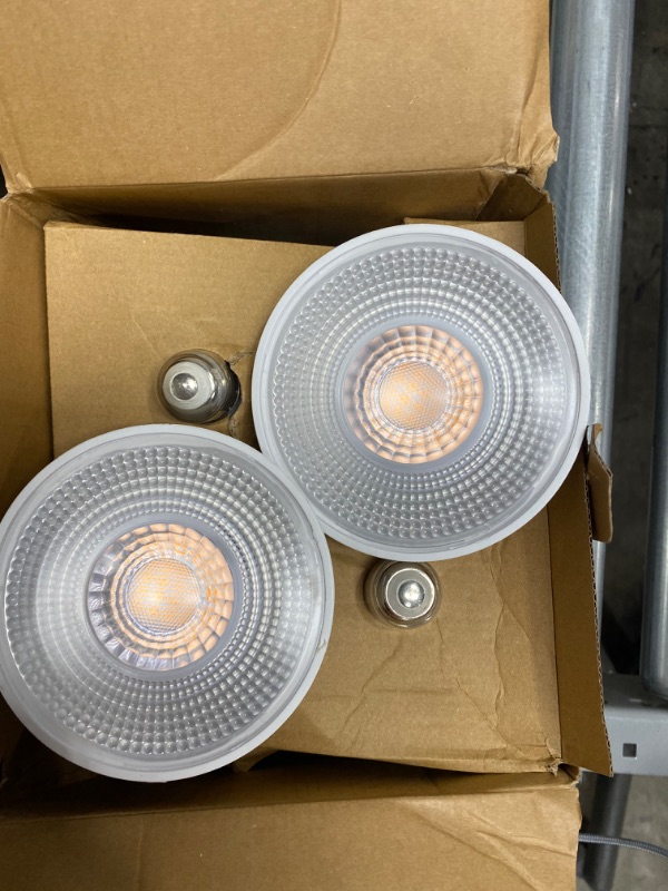 Photo 1 of EcoSmart 90-Watt Equivalent PAR38 Non-Dimmable Flood LED Light Bulb Bright White (4-Pack)

