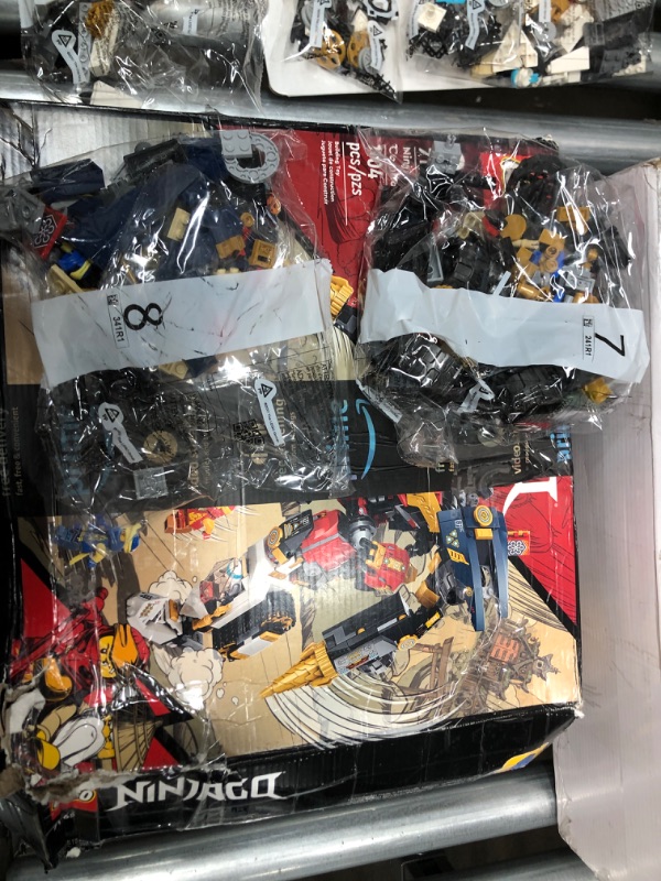 Photo 1 of DAMAGED BOX, LEGO NINJAGO Ninja Ultra Combo Mech 71765 Vehicle Playset for Ages 9+, with Car, Jet and Tank Toys; Creative Building Kit for Kids (1,104 Pieces)
