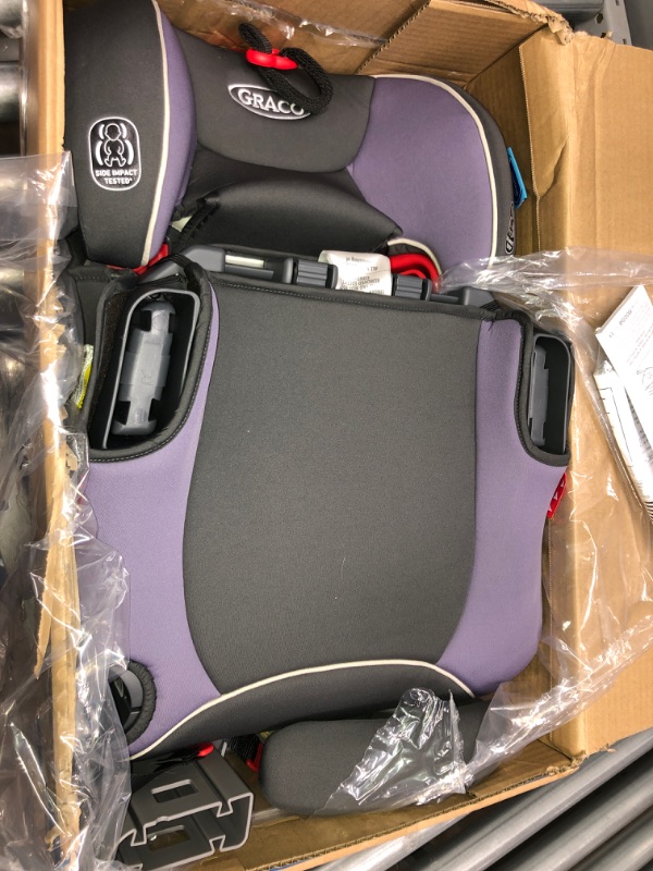 Photo 2 of Graco Affix Highback Booster Seat with Latch System, Grapeade
