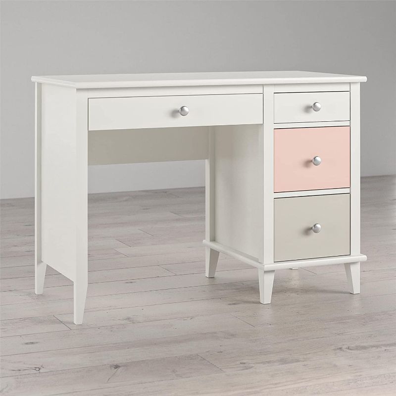 Photo 1 of Little Seeds Monarch Hill Poppy Kids’ White, Peach and Taupe Drawers Desk, Pink
PARTS ONLY!!!!