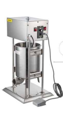 Photo 1 of ***PARTS ONLY*** VEVOR Electric Sausage Stuffer 12L/58.4 lbs Capacity,CE Standards Vertical Sausage Maker Various Speed Control, Stainless Steel Sausage Filler with 4 Sausage Tubes for Commercial and Home Use
