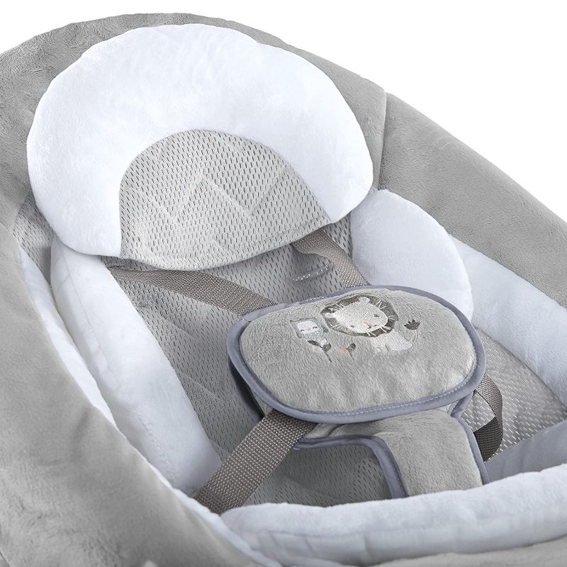 Photo 1 of Ingenuity InLighten Baby Swing - Cool Mesh Fabric, Vibrations, Swivel Infant Seat, Nature Sounds, Light Up Motorized Mobile - Braden
