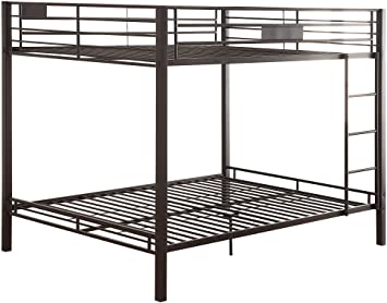 Photo 1 of *box 2 of 2, NOT COMPLETE* 
ACME FURNITURE Kaleb Queen/Queen Bunk Bed - Sandy Black (?83 x 63 x 65 inches)
