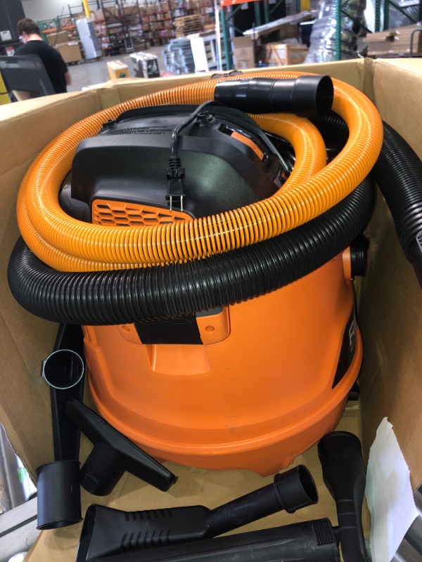 Photo 3 of *Tested/ Functional*
14 Gal. 6.0-Peak HP NXT Wet/Dry Shop Vacuum with Fine Dust Filter, Hose, Accessories and Premium Car Cleaning Kit