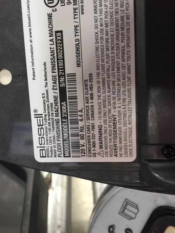 Photo 4 of **MISSING COMPONENTS**LIGHT WARE** Bissell Crosswave Pet Pro All in One Wet Dry Vacuum Cleaner and Mop for Hard Floors and Area Rugs, 2306A
