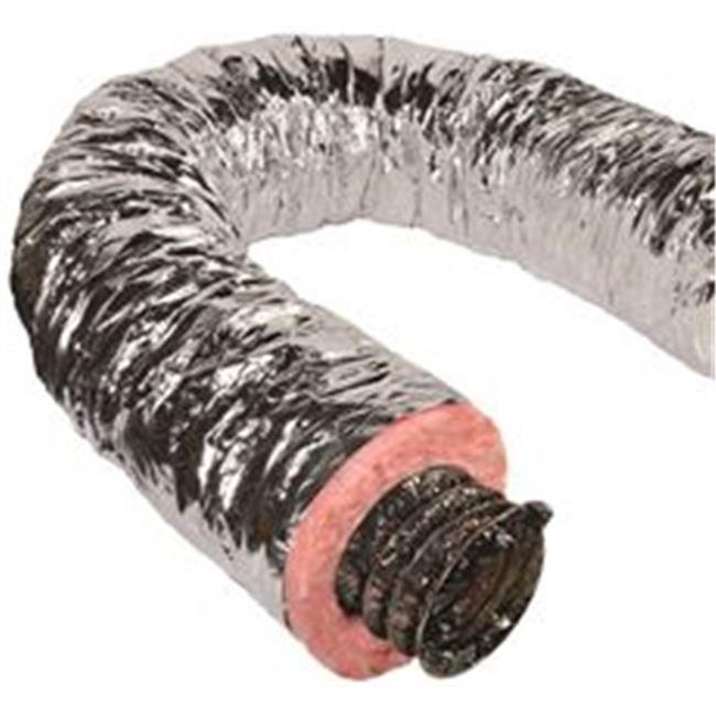 Photo 1 of **MINOR WARE FROM SHIPPING** Master Flow 8 in. X 25 Ft. Insulated Flexible Duct R8 Silver Jacket
