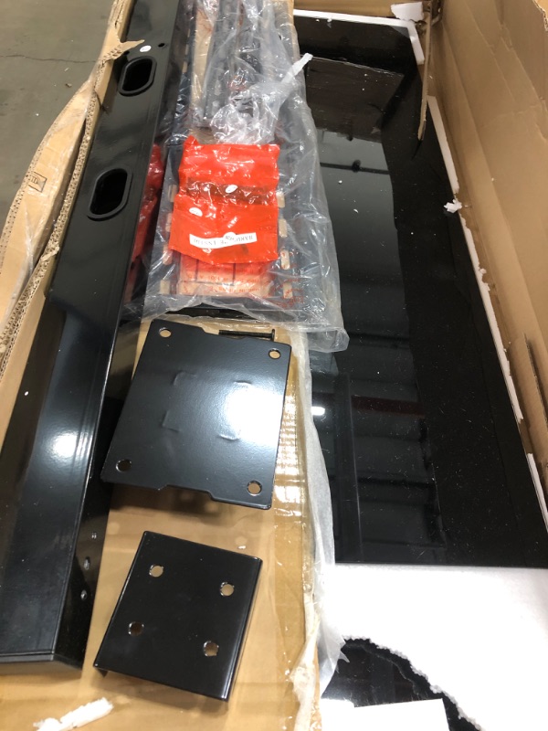 Photo 1 of **MISSING PARTS**   Triple Play 44" TV Stand for TVs up to 55", Black
