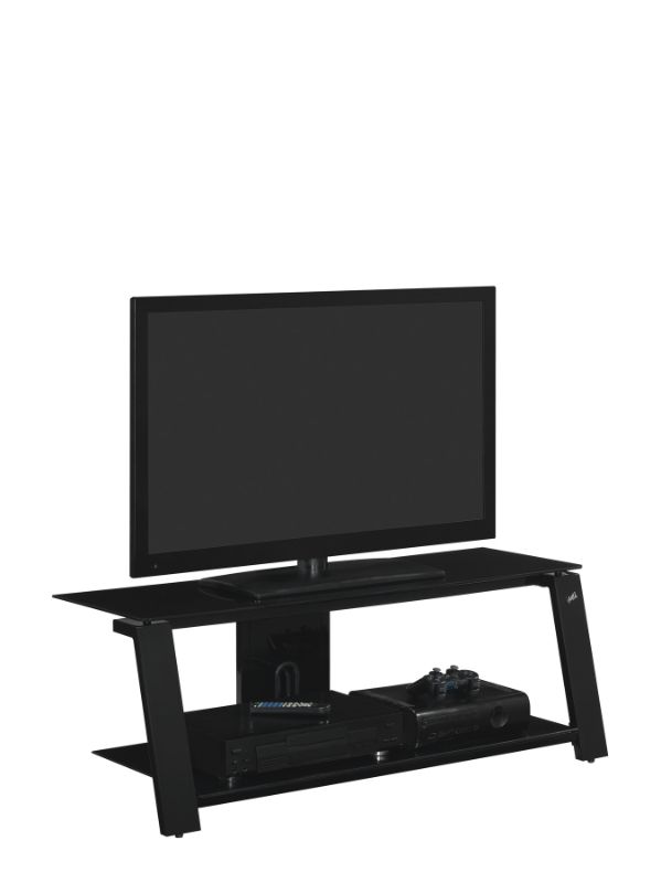 Photo 1 of **MISSING PARTS**   Triple Play 44" TV Stand for TVs up to 55", Black
