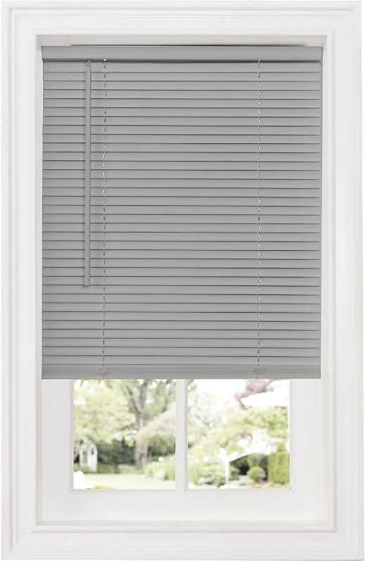 Photo 1 of **MINOR DAMAGE* Achim Home Furnishings DSG227GY06 Cordless GII Deluxe Sundown 1" Room Darkening Mini Blind, Grey, 27" x 64
