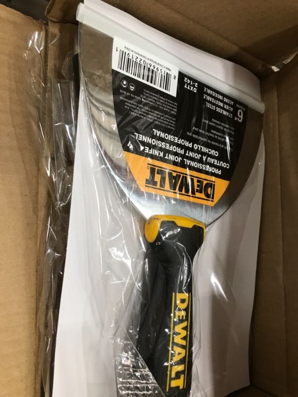 Photo 2 of **SET OF 4* DEWALT  Putty Knife,SS,Soft Grip Handle,6IN