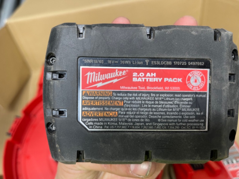 Photo 1 of ***PARTS ONLY*** Milwaukee
M18 Fuel 18-Volt Lithium-Ion Brushless Cordless Angler 240 ft. Steel Pulling Fish Tape Kit W/ (2) 2.0Ah Batteries

//tested, powers on