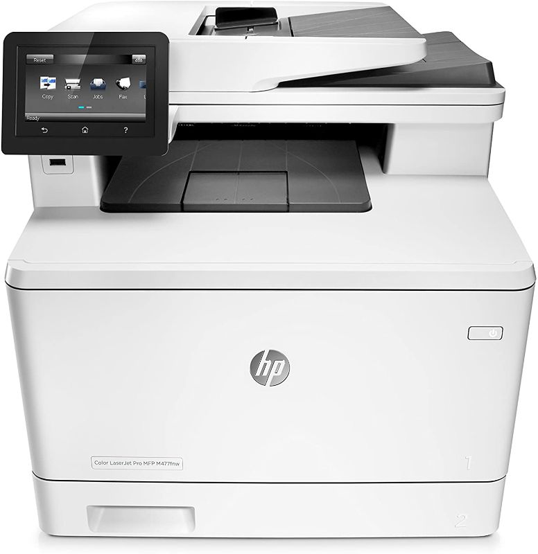 Photo 1 of **ERROR** HP LaserJet Pro M477fdw All-in-One Wireless Color Laser Printer with Double-Sided Printing, Amazon Dash Replenishment ready (CF379A)