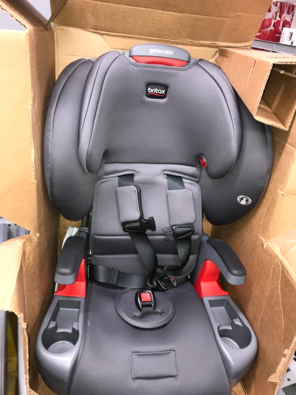 Photo 3 of Britax Grow with You Harness-2-Booster Car Seat, Pebble